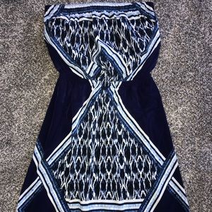 Express strapless dress